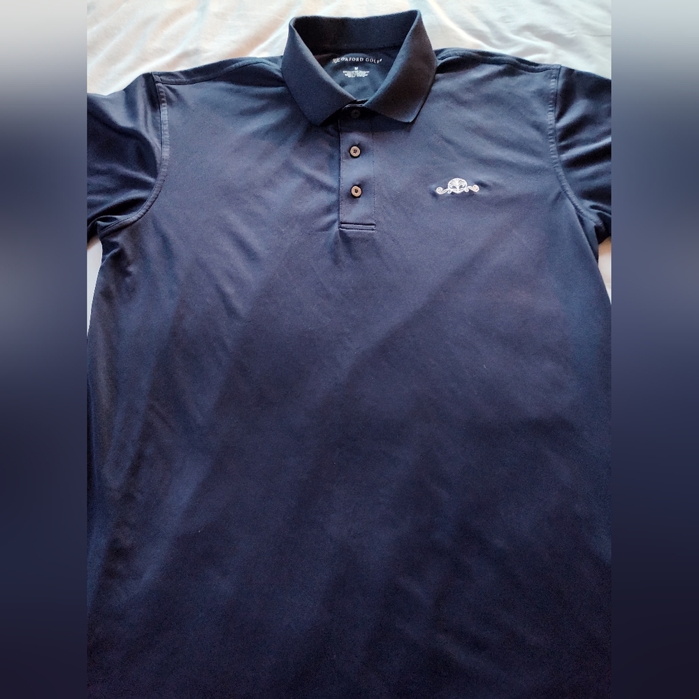 Oxford Golf Men's Polo Shirt.  Size Medium.  Short Sleeves.